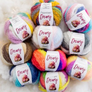 Papatya Dreamy Batik Ebruli El Örgü İpi