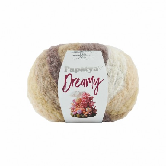 Papatya Dreamy Batik Ebruli El Örgü İpi