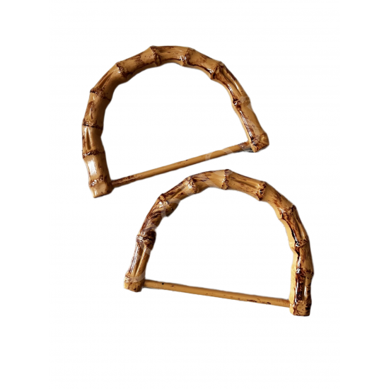 Bambu Görünümlü Çanta Sapı D Model 15,5 cm