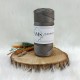 200 gr AMS  Polyester Makrome - Yarı Mat Vizon Gri