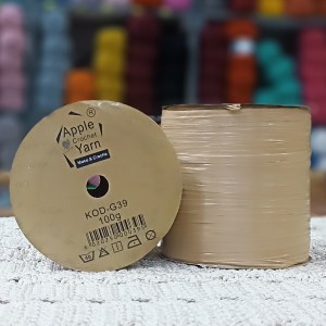100 gr 1 ADET Apple Yarn Yumuşak Rafya El Örgü İpi - G39 Kese Kağıdı