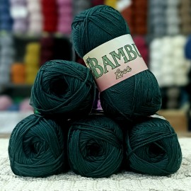 500 gr %100 Bambu Cotton Kendinden Parlak El Örgü İpi - Ördek Başı