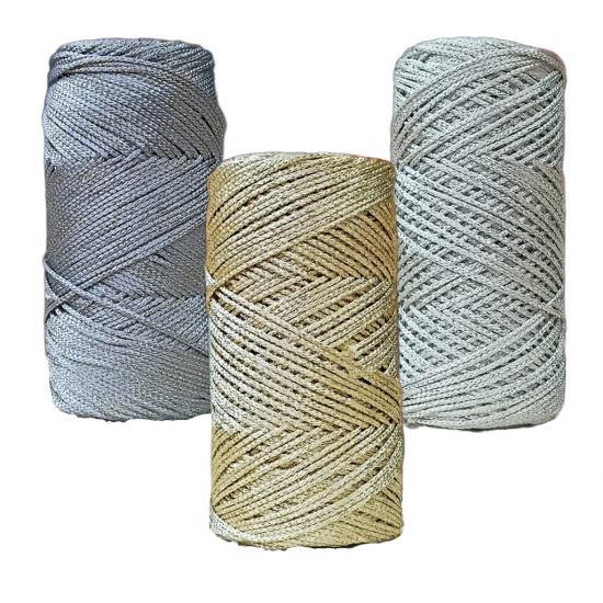 Gilan 200 gr Simli Polyester Makrome