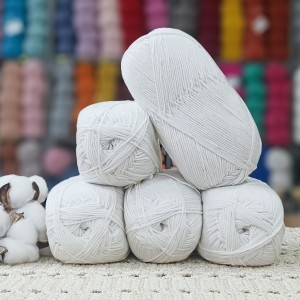 500 gr Life Cotton Bambu %50 Bamboo %50 Pamuk El Örgü İpi - Ekru