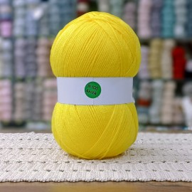 400-450 gr Mega Boy İhraç Fazlası El Örgü İpi - Canlı Sarı