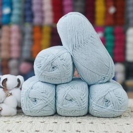 500 gr Life Cotton Bambu %50 Bamboo %50 Pamuk El Örgü İpi - Uçuk Su Yeşili