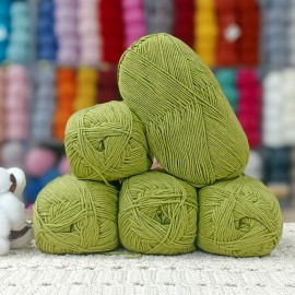 500 gr Life Cotton Bambu %50 Bamboo %50 Pamuk El Örgü İpi - Fıstık