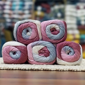 500 gr Batik Ebruli Merserize  El Örgü İpi