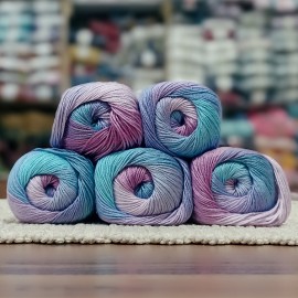 500 gr Batik Ebruli Merserize  El Örgü İpi