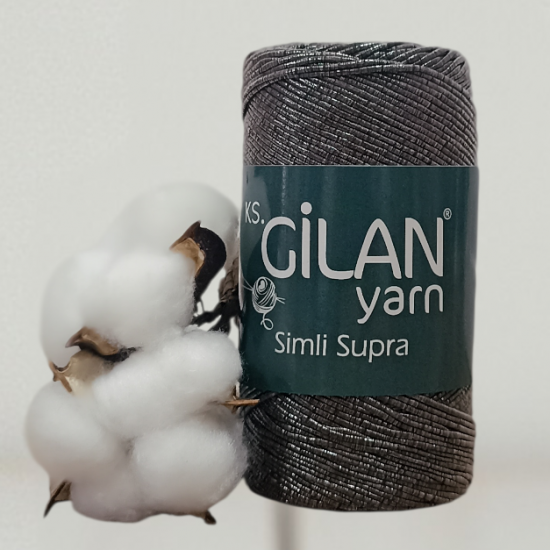Gilan 200 gr METALİK SİMLİ SUPRA El Örgü İpi 