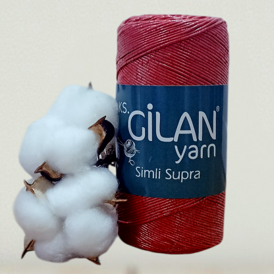 Gilan 200 gr METALİK SİMLİ SUPRA El Örgü İpi 