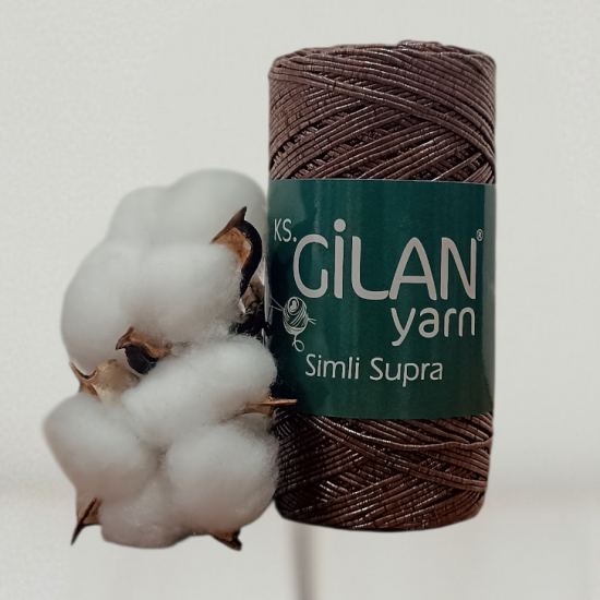Gilan 200 gr METALİK SİMLİ SUPRA El Örgü İpi 