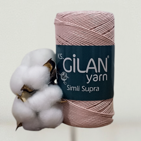 Gilan 200 gr METALİK SİMLİ SUPRA El Örgü İpi 
