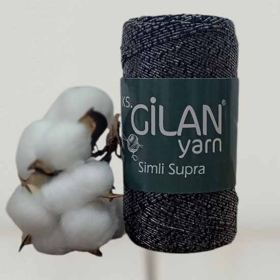 Gilan 200 gr METALİK SİMLİ SUPRA El Örgü İpi 