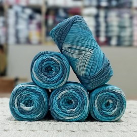500 Gr %60 Pamuk Batik Cotton İhraç Fazlası El Örgü İpi - 04