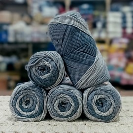 500 Gr %60 Pamuk Batik Cotton İhraç Fazlası El Örgü İpi - 09