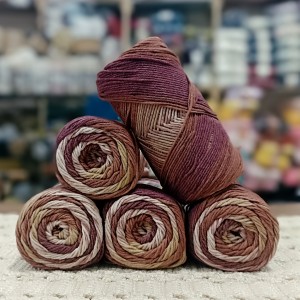 500 Gr %60 Pamuk Batik Cotton İhraç Fazlası El Örgü İpi - 11