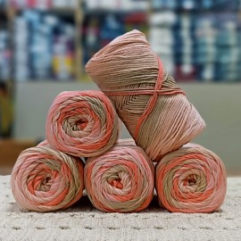 500 Gr %60 Pamuk Batik Cotton İhraç Fazlası El Örgü İpi - 16