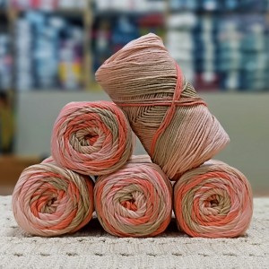 500 Gr %60 Pamuk Batik Cotton İhraç Fazlası El Örgü İpi - 16