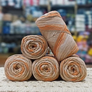 500 Gr %60 Pamuk Batik Cotton İhraç Fazlası El Örgü İpi - 19