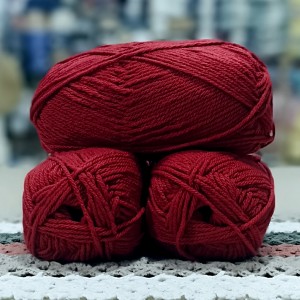 300 Gr Vanna's Choıce İhraç Fazlası El Örgü İpi - Koyu Kırmızı