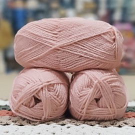 300 Gr Vanna's Choıce İhraç Fazlası El Örgü İpi - Pudra Pembe