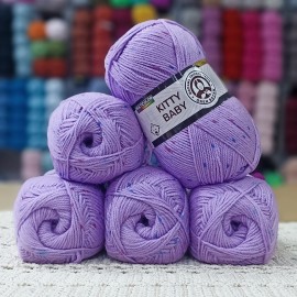 5 adet (500) gr Ören Bayan KITTY BABY Benekli  Bebe İpi  