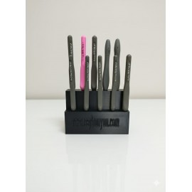 Kişiye Özel İsimli Mika Tığlık ve Tığ Seti - Siyah