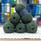 450 - 500 gr  %100 SAF YÜN  WOOL El Örgü İpi -  Orman Yeşili