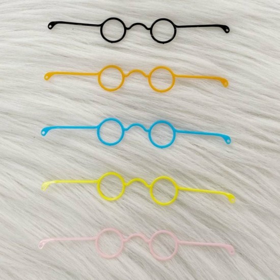 5lİ AMİGURUMİ GÖZLÜK 17 CM. ÇAP 2.50 CM. Asorti Karışık Paket