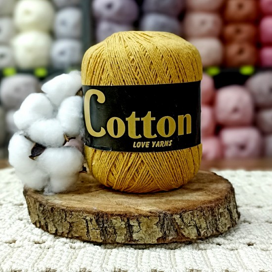 100 gr Cotton Love Yarns %100 Brezilya Saf Pamuk