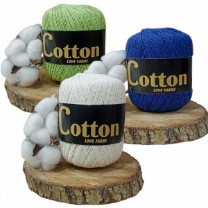 100 gr Cotton Love Yarns %100 Brezilya Saf Pamuk