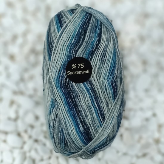 90-100 gr SockenWolle %75 Yünlü İhraç Fazlası El Örgü İpi -Çorap İpi