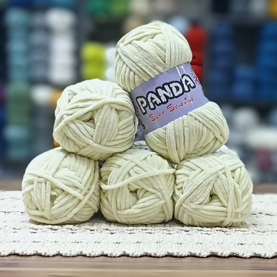 5 adet (500 gr) PANDA Soft Chenille Kadife  