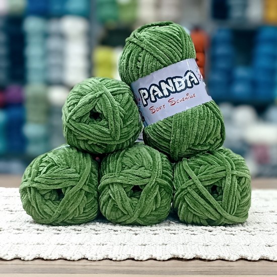 5 adet (500 gr) PANDA Soft Chenille Kadife  