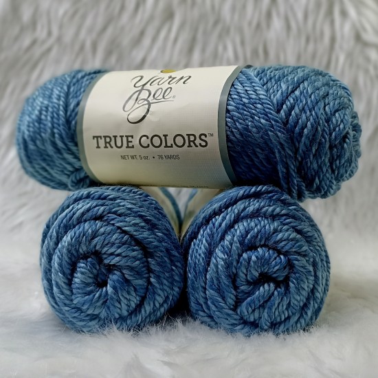 430-450 gr Yarn Bee Parlak Kordon Büklüm İhraç Fazlası Ebruli El Örgü İpi - Sarı