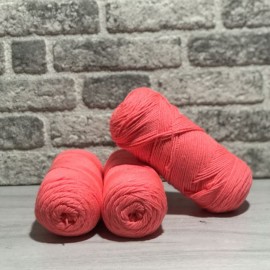 550-600 gr AMERİKAN SARIM EL ÖRGÜ İPİ - Neon Mercan