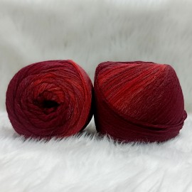 400 gr %20 Yünlü Zincir Büklüm Ebruli Cake İhraç Fazlası El Örgü İpi 