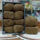500 gr 10 Adet %75 Wool İhraç Fazlası Hare Melanjlı El Örgü İpi - Altın Kahve 