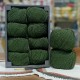 500 gr 10 Adet %75 Wool İhraç Fazlası Hare Melanjlı El Örgü İpi - Haki Yeşil 