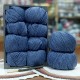 500 gr 10 Adet %75 Wool İhraç Fazlası Hare Melanjlı El Örgü İpi - Denim