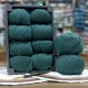500 gr 10 Adet %75 Wool İhraç Fazlası Hare Melanjlı El Örgü İpi - Koyu Azur
