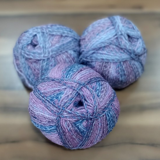 550-600 gr Ebruli İhraç Fazlası El Örgü İpi