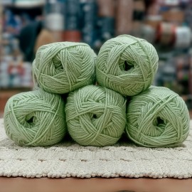 5 adet (500) gr Antipilling Bebe İpi - Pastel Yeşil