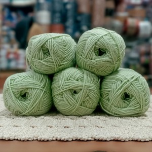 5 adet (500) gr Antipilling Bebe İpi - Pastel Yeşil