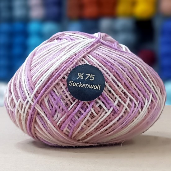 90-100 gr SockenWolle %75 Yünlü İhraç Fazlası El Örgü İpi -Çorap İpi