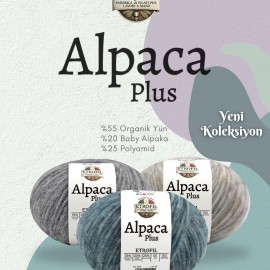 Etrofil Alpaca Plus %20 Baby Alpaca El Örgü İpliği 50 gr