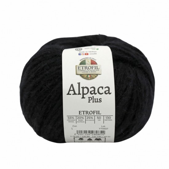 Etrofil Alpaca Plus %20 Baby Alpaca El Örgü İpliği 50 gr