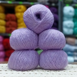 5 adet 250 gr %40 Mohair ( Kid Moher) Tüylü İnce İhraç Fazlası  El Örgü İpi