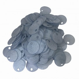 Yarı Saydam Çanta Süsleme Pulu 20 mm (20 gr) Gri
